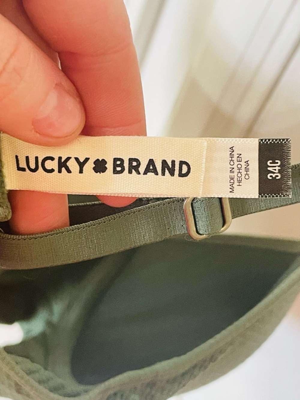 Lucky Brand Comfort Lounge Bralette Padded Bra Size 34C - Picture 4 of 4